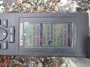 GPS on the benchmark averaging for over 5 min.