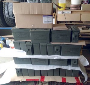 Saskatoon Caches. 110 Ammo Cans, 38 Lock-n-Locks, 20 Preform Soda bottles